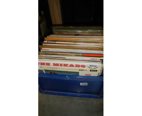 A collection of vintage classical vinyl including many rare recordings of Furtwangler conducting.