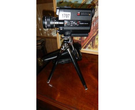 A Canon S14 x L cine camera on tripod.
