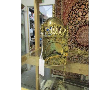 A Brass Smith's lantern clock.