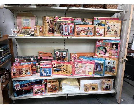 A very large quantity of vintage Sindy furniture &amp; cars etc.