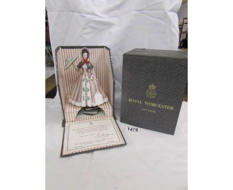 A boxed Royal Worcester figurine, Beatrice.