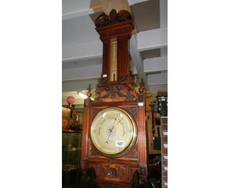 A Victorian/Edwardian barometer.