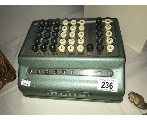 A vintage bell punch company &amp; an adding machine