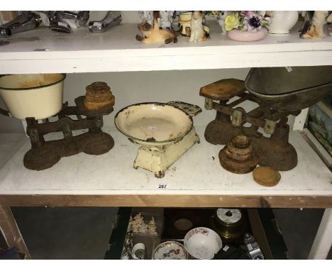3 sets of scales &amp; 2 sets of weights
