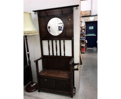 A hall stand bench