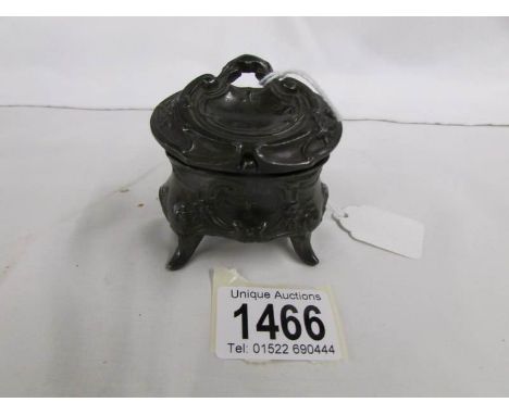 A 19th century ring casket.