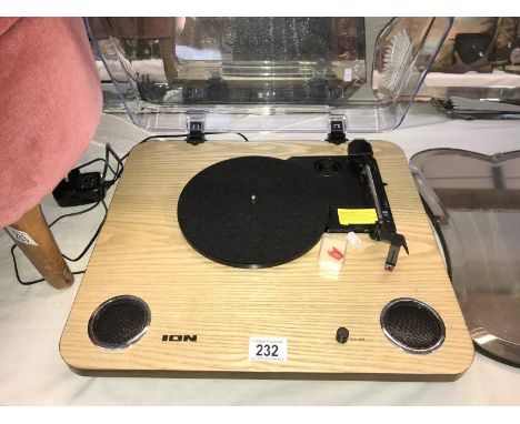 An ION record player