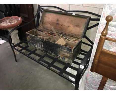 A garden bench