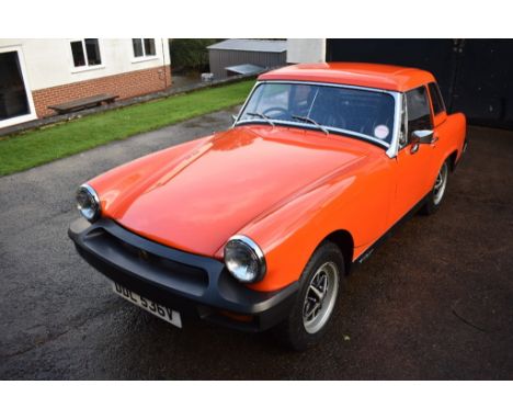 A 1979 MG Midget 1500, registration number DDL 536V, chassis number GAN6-224615G, engine number 73702, Vermilion red. With le