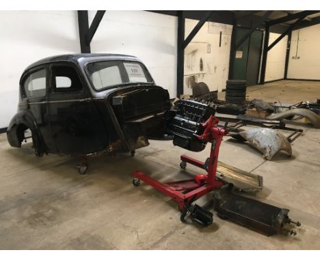 A Talbot 10 Saloon restoration project, black. From a deceased estate this Talbot has been stripped in readiness for a full r