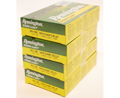 Remington Core Lokt 30-06 150gr ammunition (80 rounds) Remington Core Lokt 30-06 150gr ammunition (80 rounds)UK FIREARMS LICE