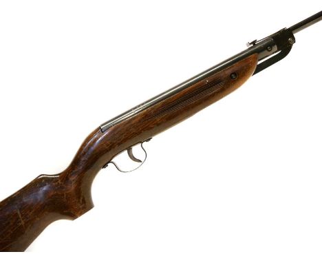 Webley Ranger .177 air rifle Webley Ranger .177 air rifle, 16inch barrel, no serial number, with gun. No licence is required 
