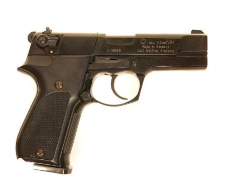 Walther CP88 ..177 air pistol Walther CP88 ..177 air pistol, serial number A11903619, with two cylinder magazines, instructio