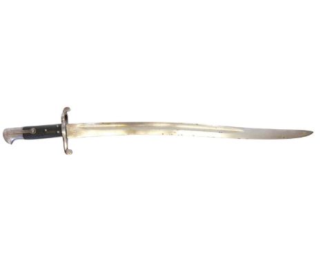 1856-58 Enfield sword bayonet, 1856-58 Enfield sword bayonet, 22.5inch blade, stamped with various inspection stamps, ricasso