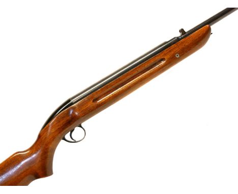BSA Air Sporter .22 air rifle. BSA Air Sporter .22 air rifle, 18inch barrel, serial number GB12611. With gun slip. No licence