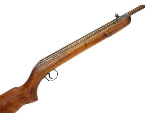 BSA Cadet .177 air rifle BSA Cadet .177 air rifle, 18inch barrel, serial number M12813, with gunslip. No licence is required 