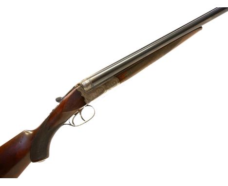BSW 16 bore side by side shotgun LICENCE REQUIRED BSW 16 bore side by side shotgun, 28.25inch barrels, the action with cockin