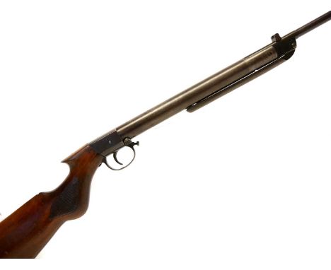Haenel .177 air rifle Haenel .177 air rifle, 18,5inch barrel, the name and model erased possibly during wartime, with Midland