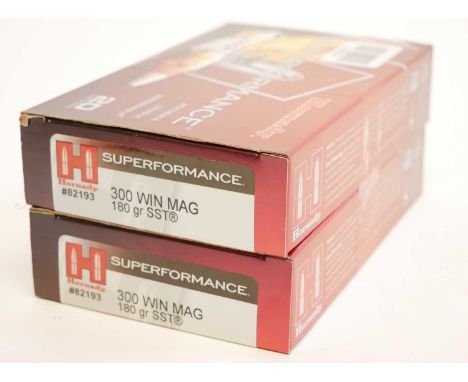 40 rounds Hornady Superformance SST 300 Win Mg 180gr ammunition 40 rounds Hornady Superformance SST 300 Win Mg 180gr ammuniti
