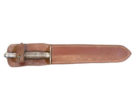 Fairbairn Sykes fighting knife Fairbairn Sykes fighting knife, third pattern, completely unmarked, with leather scabbard. Buy