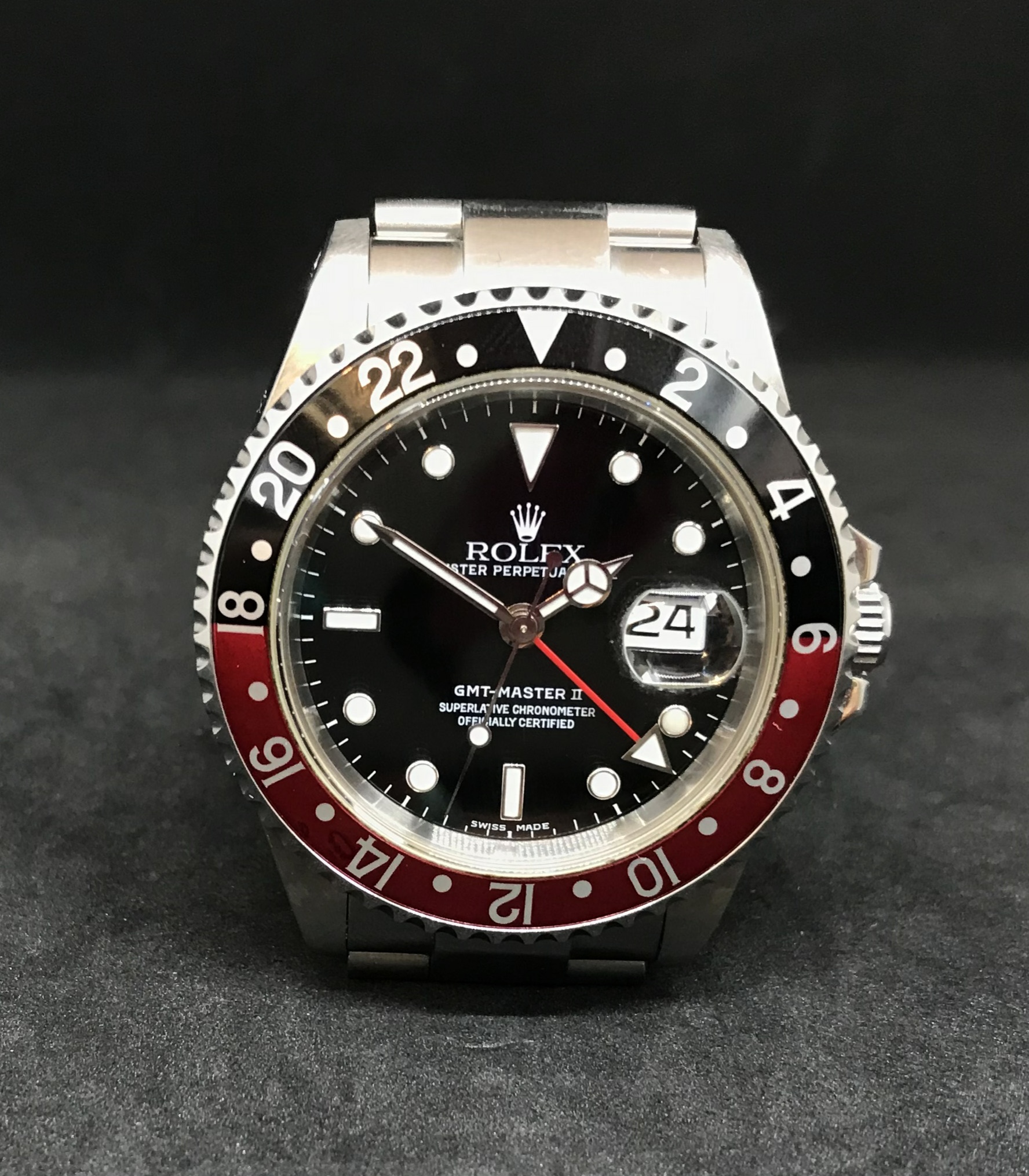rolex gmt master 2 oyster perpetual date