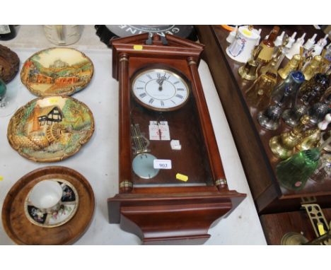 A Westminster wall clock