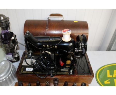 A Singer sewing machine sold as collectors item