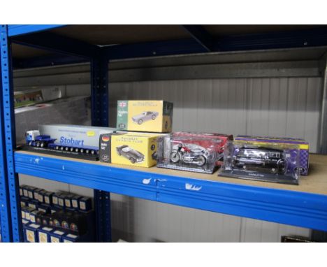 A collection of diecast vehicles to include a World of Stobart special edition collectors model