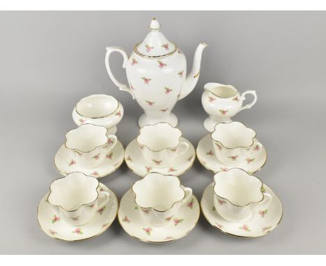 A Pall Mall Ware Service to Comprise Coffee Pot, Six Saucers, Six Side Plates, Milk Jug and Sugar Bowl