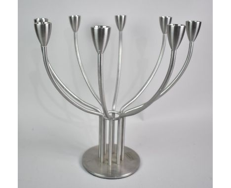 A Modernist Eight Branch Candelabra Designed by K Hagberg/M Hagberg, 53.5cms High