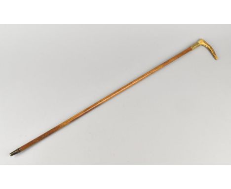 A Vintage Malacca and Horn Handled Riding Crop, 64cms Long