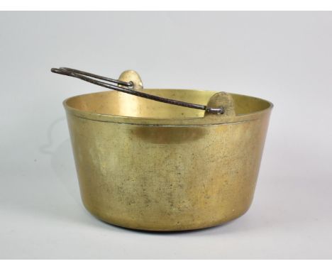 A Vintage Jam Pan with Loop Handle, 32.5cms Diameter