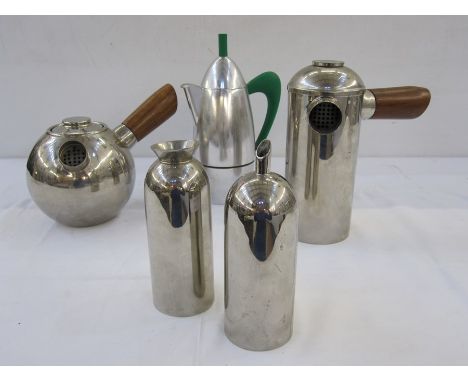 Freud Cafetiere,  teapot, cream and sugar ,  and a Carlo Giannini Italian Espresso maker (5)