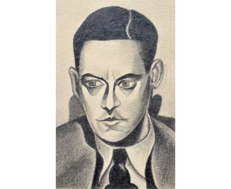 Trevor Grimshaw (British 1947-2001) Portrait of T.S. Eliot, signed in the margin, graphite.12cm x 8cm (4.75in x 3.25in)Footno