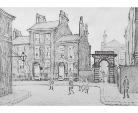 L.S. Lowry R.A. (British 1887-1976) "County Court, Salford", signed and numbered 56/75 in pencil in the margin, limited editi