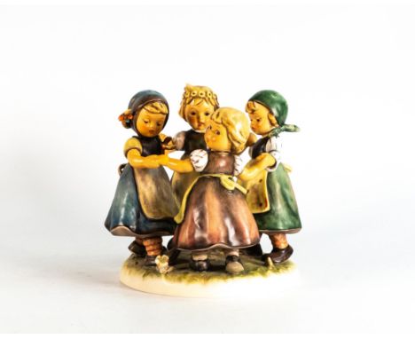 Goebel Hummel figure group Ring Around the Rosie Impressed no 348, height 19cm in box. 