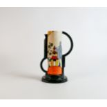 Lorna Bailey large Pagoda Garden pattern tall thin jug, Old Ellgreave backstamp, height 23.5cm