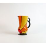 Lorna Bailey large Sunburst patterned jug, Old Ellgreave backstamp, height 22cm