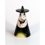 Lorna Bailey prototype Molly the Witch sugar shaker. Released September 2005