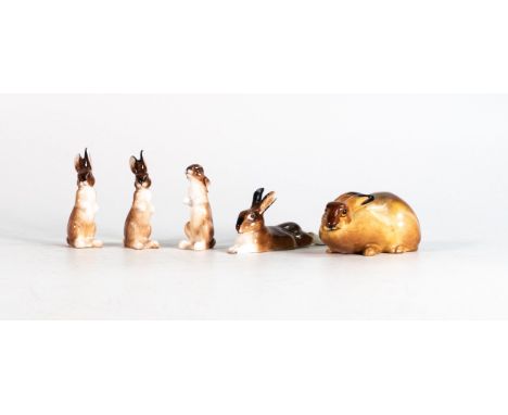 Royal Doulton HN &amp; K series Rabbits including K38, K34, K39V HN2954 &amp; earlier item (5) 