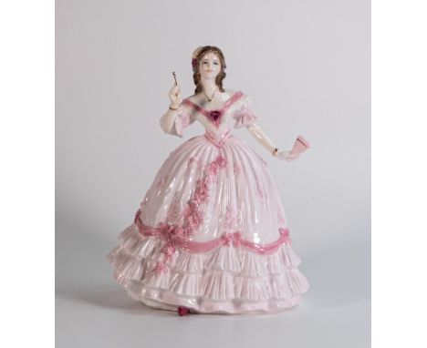 Royal Worcester for Compton &amp; Woodhouse limited edition figure The Masquerade Begins, boxed with cert 