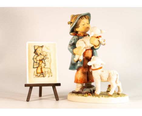 Boxed Goebel M J Hummel figure Shepard Boy 64/1250, limited edition, height 33cm 