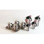 Lorna Bailey Charles Rennie Mackintosh coffee set, limited edition 100/100, Old Ellgreave