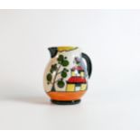Lorna Bailey large Beach patterned jug, Old Ellgreave backstamp, height 15.5cm