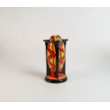 Lorna Bailey large Arabesque pattern flower vase, limited edition, Old Ellgreave, backstamp,