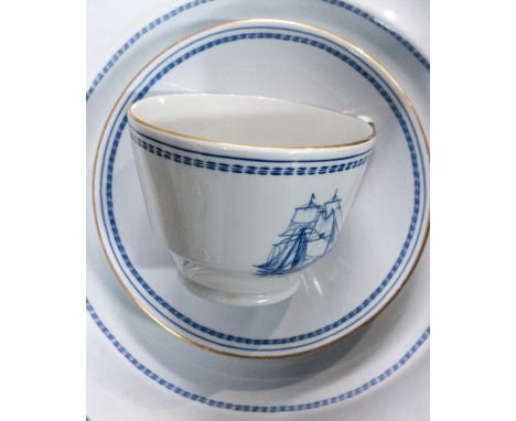 Spode, 'Blue Trade Winds' pattern Imperial Cookware, to consist of rectangular platter, large open vegetable dish, coffee pot