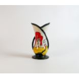 Lorna Bailey large The Dingle, Porthill, pattern two handled vase, Old Ellgreave backstamp, height