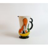 Lorna Bailey large House & Path pattern jug, Old Ellgreave backstamp, height 21.5cm