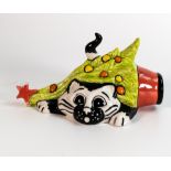 Lorna Bailey prototype Christmas Mayhem the Cat (went into production as a limited edition of 75