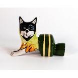 Lorna Bailey prototype Christmas Cracker the Cat (went into production as a limited edition of 40 in